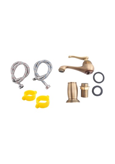 Xurunkeji Banyo Lavabo Lavabo Musluğu Antik Pirinç Musluk Bakır Musluk Bakır