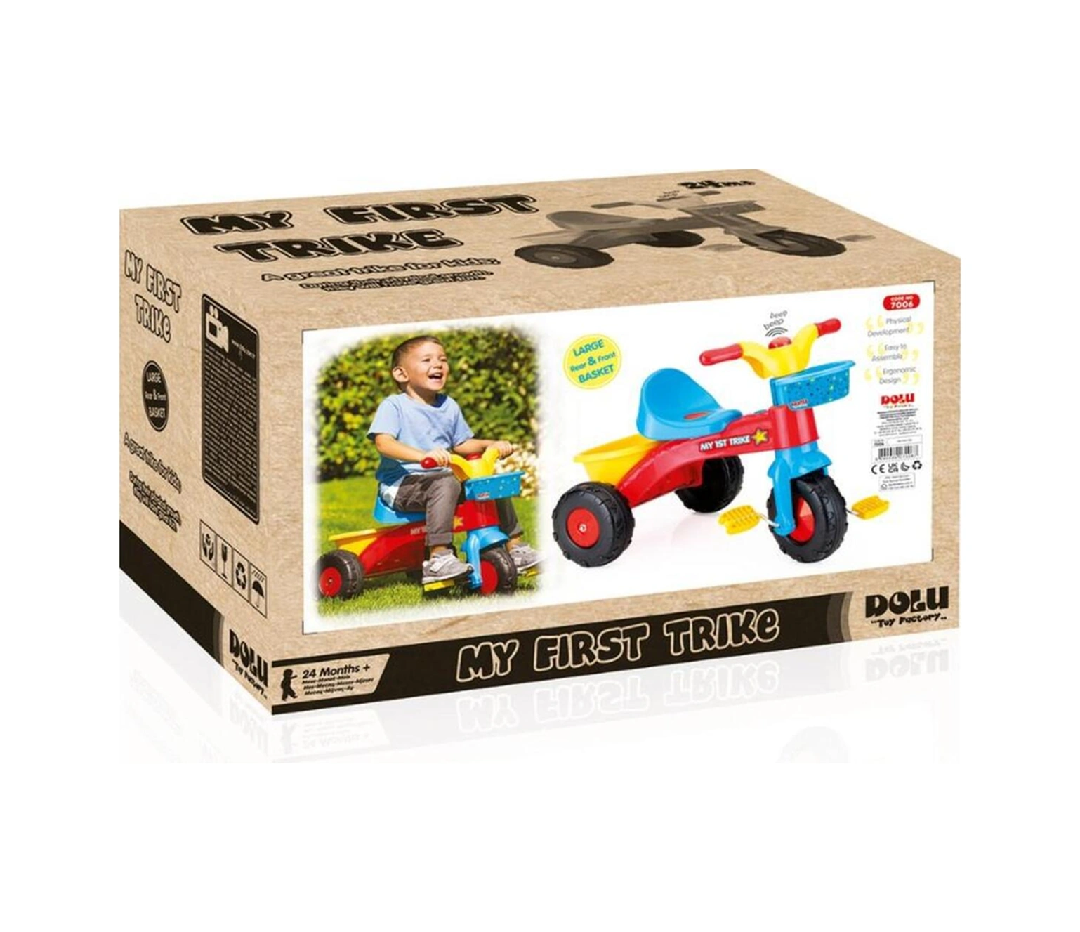 7006 Trike 3 Tekerlekli Bisiklet Ilk Bisikletim Üç Teker Bisiklet