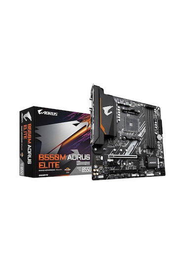 Gigabyte B550M Aorus Elite 4266 MHz DDR4 Soket AM4 M.2 HDMI DVI mATX Anakart
