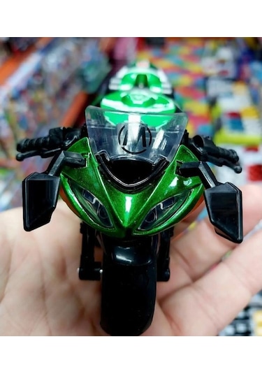 Motor Kavasakı Ninja 250r Oyuncak Motorsiklet Metal Plst Model Çe