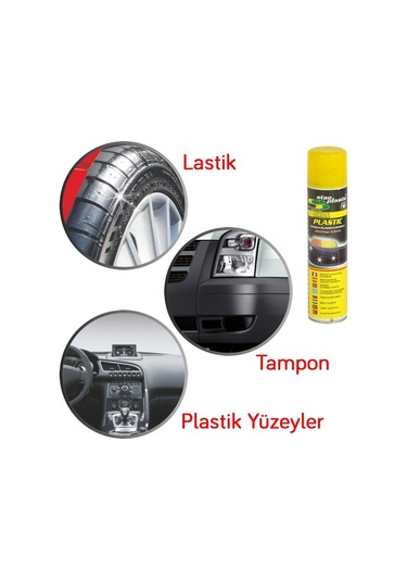 Stac Plastic 400 Ml Tampon Plastik Parlatıcı Sprey Br0900101