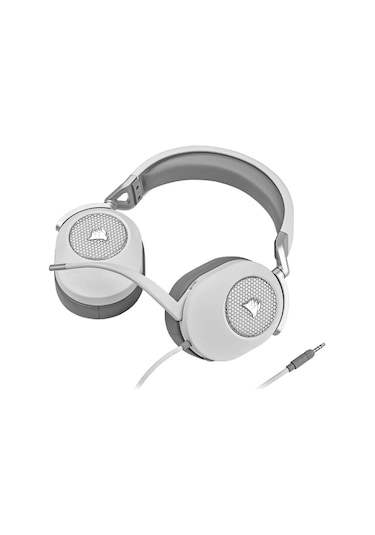 Corsaır HS65 7.1 Surround Beyaz Kablolu Kulaküstü Oyuncu Kulaklığı