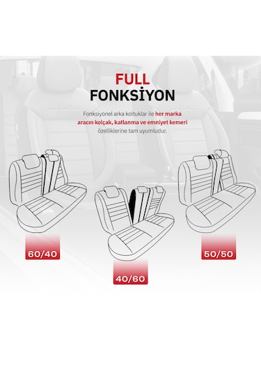 Otom Comfortline Design Premium Oto Koltuk Kılıfı - 550066790