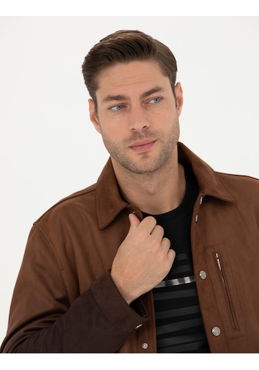 Pierre Cardin Erkek Kahverengi Deri Mont-kaban 50280331-400 Kahverengi