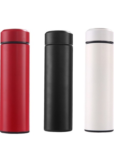 Pazly Paslanmaz Çelik Vakumlu Termos 500ml - 10 Saat Sıcak Tutar, Ofis & Araç İçin
