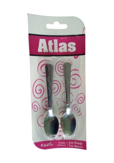 6 Parça Metal Çay Kaşık 5250 Çok Renkli
