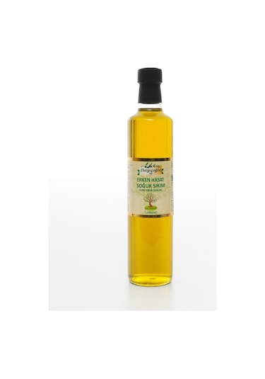 Dalgıçoğlu Erken Hasat Soğuk Sıkım Zeytinyağı Filtresiz Cam 500 ML