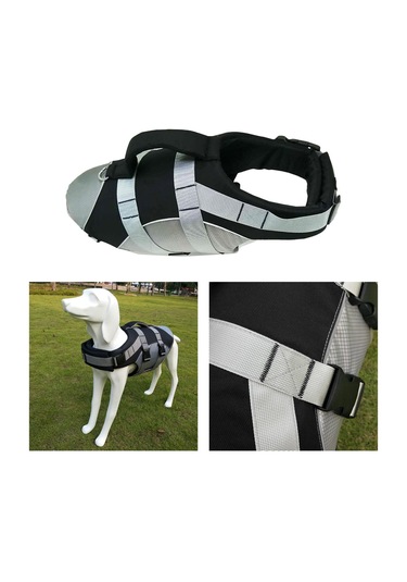 Suntek Yüzme Pet Supply Için Köpek Can Yeleği Xl-siyah