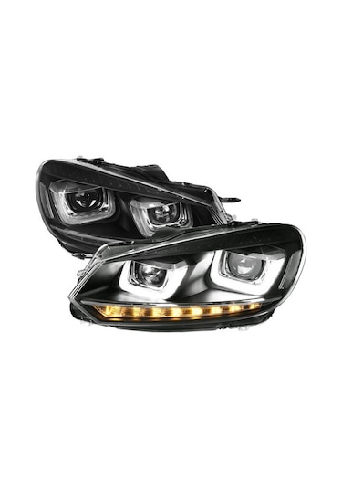Volkswagen Golf 6 2008-2013 Dizayn Far Kayar Sinyal