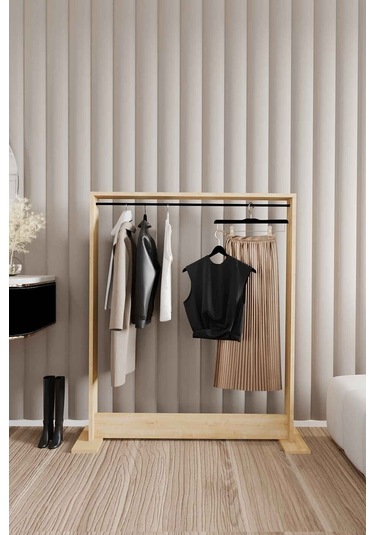 Decormet Salvitor Elbise Askısı Safir Meşe Safirmeşe