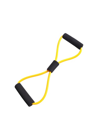 Dolıty 8 Şekilli Direnç Bandı Elastik Halat Ev Sarı Sarı
