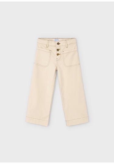 Mayoral Kız Çocuk Denim Pantolon 4576 Bej