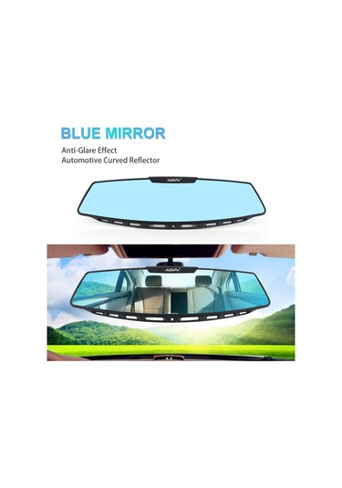 Mavi Seametal 300mm Araba Geniş Görüş Alanı Yüksek Çözünürlüklü Yardımcı Ayna Panoramik Dikiz Aynası Yansıtıcı Lens