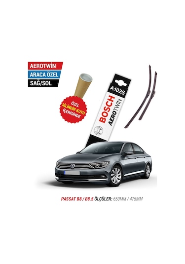 Bosch Aerotwin Vw Passat A102S Silecek Takımı 2015 - 2021