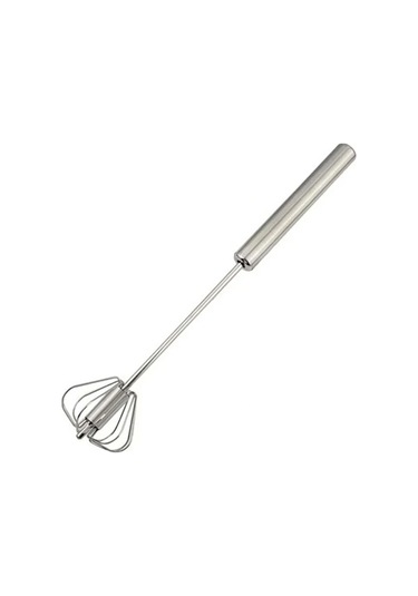 Pratik Paslanmaz Çelik Basmalı Otomatik Çırpıcı Metal Çırpıcı 1 Adet Uzunluk 30cm Renkli