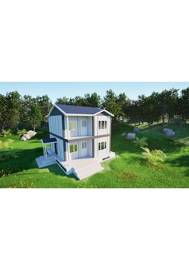 Ballife Prefabrik 92 M2 Standart Dubleks Prefabrik Konut