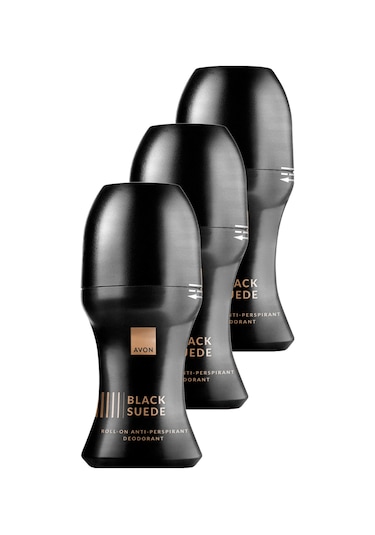 Avon Black Suede Erkek Roll-On 3 x 50 ML