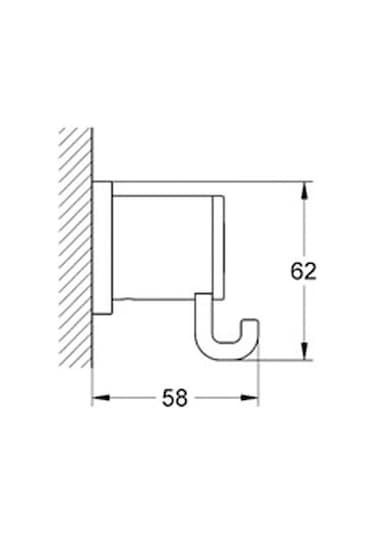 Grohe Havlu-Bornoz Askısı Krom - 40284000 Çok Renkli