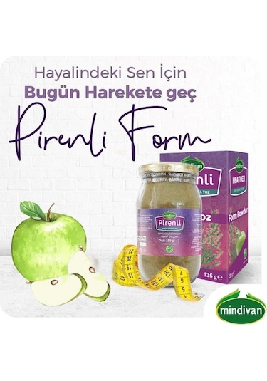 Mindivan Pirenli Karışık Bitkisel Toz 4 x 135 G