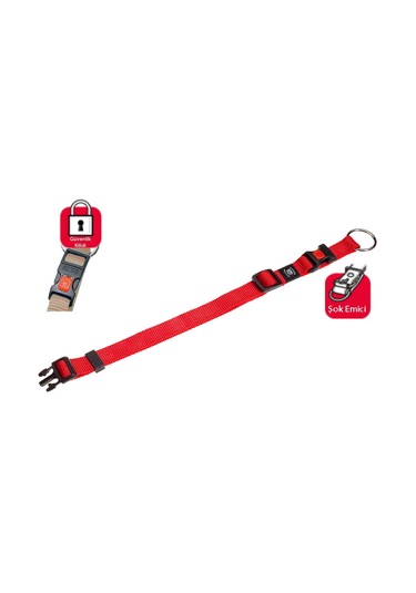 Karlie Ki̇li̇tli̇ Boyun Tasma S 30-45cm Kırmızı