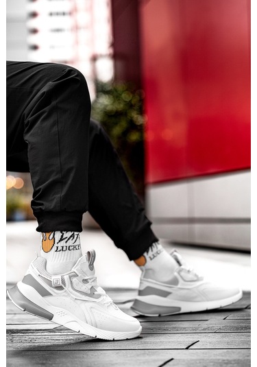 Dark Seer Ds E3.1205 Sneaker 2025 Erkek Beyaz-açık Gri