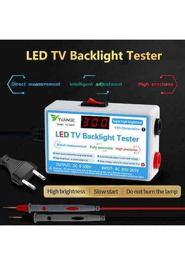 Leezsing Led Lcd Tv Arka Işık Şeridi Test Cihazı - Ekranı Kaldırmadan Lamba Tüpü Kontrol Aracı - Otomatik Dc 0-300v Çıkış - Avrupa Standartı