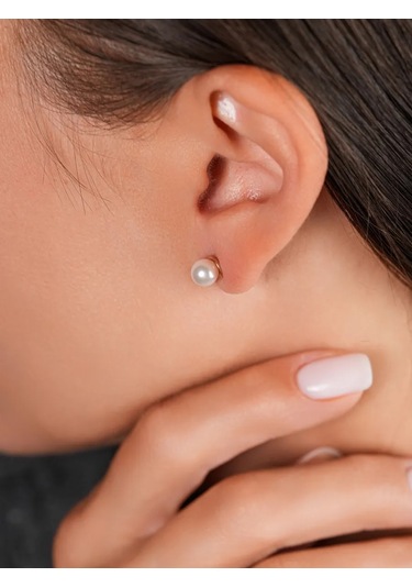 Lucente Silver Topuz Küpe Ucu Küpe Studs 179820958 Altın