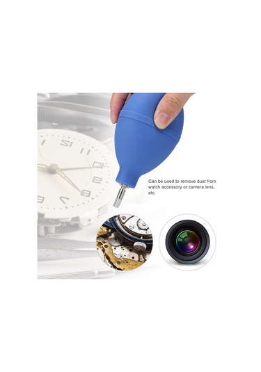 Kol Saatlerini, Aletleri, Tozu, Hava Pompasını Ve Saat Aksesuarlarını Temizlemek İçin Yumuşak Kauçuk Temizleme Üfleyici