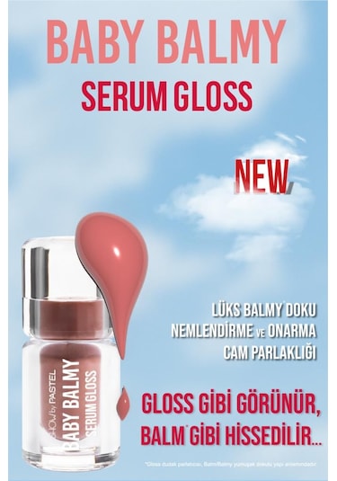 Pastel Show By Baby Balm Serum Gloss 33 Gaslight Dudak Parlatıcısı 33