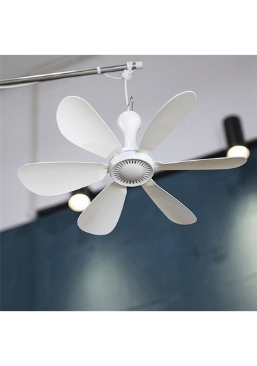 Sessiz 6 Yaprak Usb Powered Tavan Gölgelik Fanı Kamp Yatağı Yurt Çadırı Için 0812 Var Ayaklı 5 Adetten Az