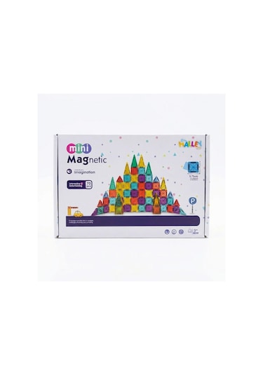 Magnet Mini Yapı Blok Seti 70 Parça - 3.75 Cm Eğitici Manyetik Bloklar