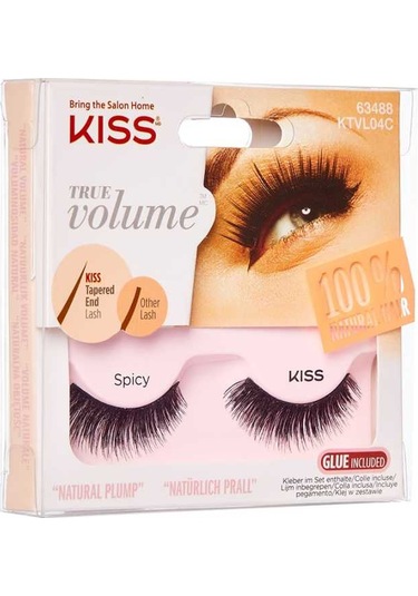 Kiss True Volume Komple Takma Kirpik - Spicy