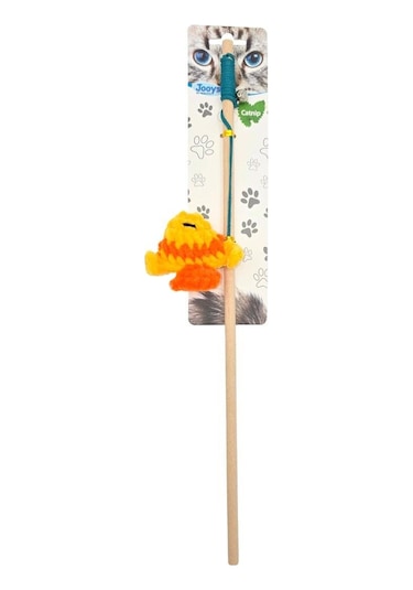 Jooys Catnip'li Kadife Melek Balığı Kedi Oltası