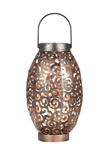 Ximistore9 Güneş Enerjili Led Zırh Feneri, Açık Desenli Fener, Dış Mekan Bahçe Dekorasyonu, Otomatik Açılan Asma/sabitleme Işığı