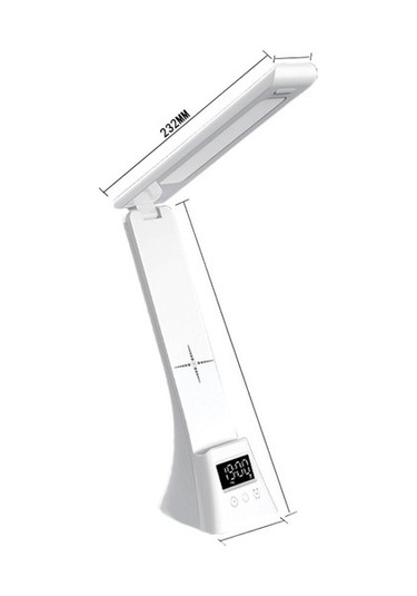 Metabagua Çok Fonksiyonlu Öğrenme Göz Koruması Istiflenmiş Depolama Akıllı Masa Lambası U6xctf Beyaz