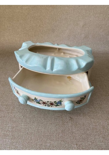 Antika Porselen Mücevher Kutusu 19X13X11Cm