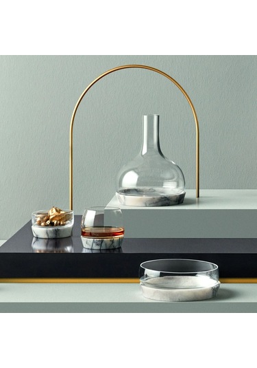 Nude 22334 Chill Mermer Altlıklı Viski Bardağı 300cc - 1 Adet