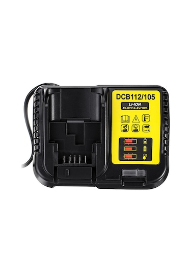 Sringsun Dcb112 Yedek Li-ıon Pil Şarj Cihazı Dewalt 12v 14.4v 18v Lityum Hücrelerle Uyumlu
