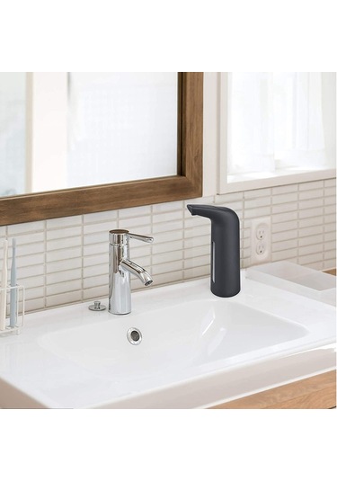 Xurunkeji Köpüren El Sabunu Dispenseri, Temassız Otomatik Sabunluk, Banyo İçin Bulaşık Deterjanı Otomatik Sensörlü Sabunluk Siyah