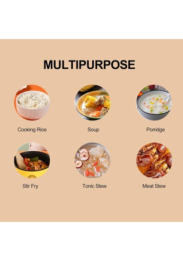 3 Su Bardağı Küçük Pirinç Ocak, 23 Kişi İçin 2l Mini Pirinç Ocak, Ev Yurt İçin Küçük Elektrikli Tahıl Ocak, Sarı Abd