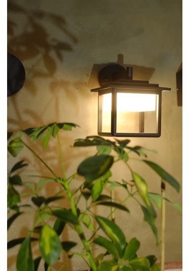 Dış Mekan 12 Watt Gün Işığı Dekoratif Aplik Siyah