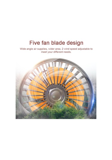 Hallow K21829-24V 3 Kafa Taşınabilir Hava Soğutma Araba Vantilatörü Fanı Sessiz Siyah