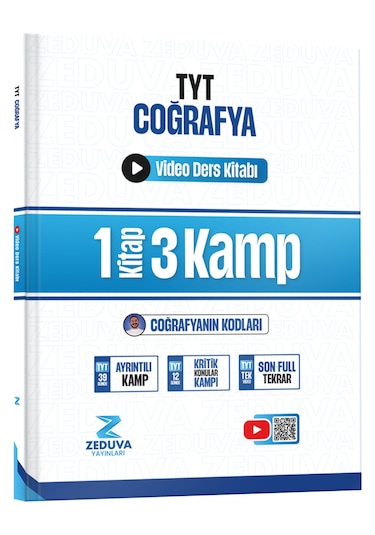 Zeduva Yayınları Coğrafyanın Kodları Tyt Coğrafya 1 Kitap 3 Kamp