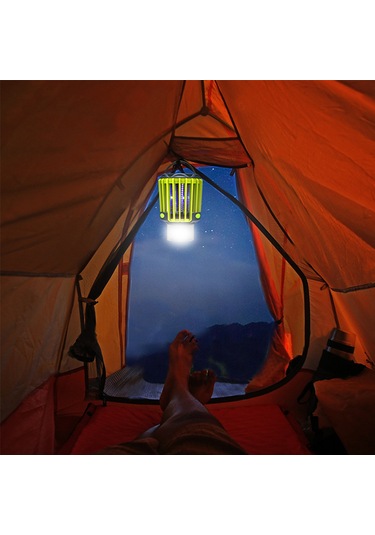 Reedark Fiziksel Uçucu Öldürücü Led Lambası - 20 M² Kaplama, Kamp Feneri Ve Flaş Işık Modları, Ip67 Su Geçirmez, Usb Şarj Edilebilir Pil Sarı