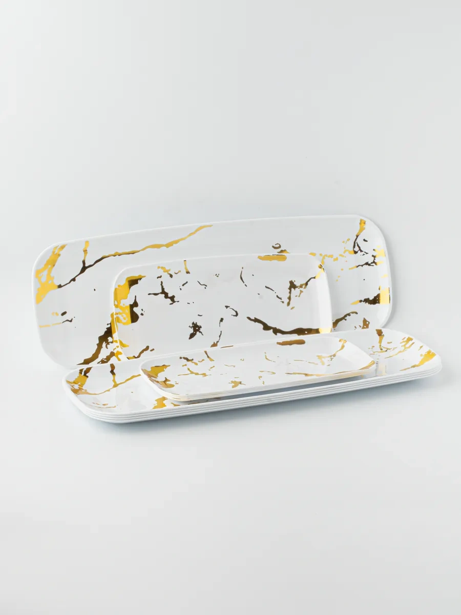 Family Co. Sunum İçin Tek Kullanımlık Plastik Tabaklar - 6 Adet. 372334294 100 adet