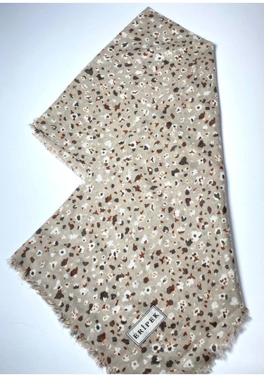 Saçaklı Pamuk Tülbent - 05505 - 95 X 95 / Vizon - 13 Vizon - 13