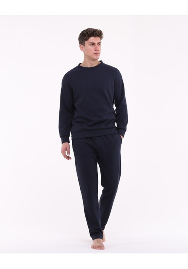 Bella Dossi Waffle Pijama Takımı Lacivert
