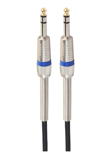 Suntek 1/4 '' 6.35mm Trs Dengeli Ara Bağlantı Patch Kablo Ses