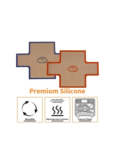 Tongdashop 1 Adet Gri Silikon Ekmek Kalıbı Yüksek Isıya Dayanıklı Yapışmaz Kolay Temizlenir Gri