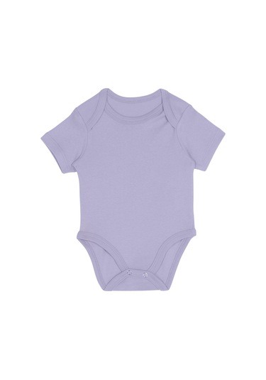 Bebek Kısa Kol Body Lila